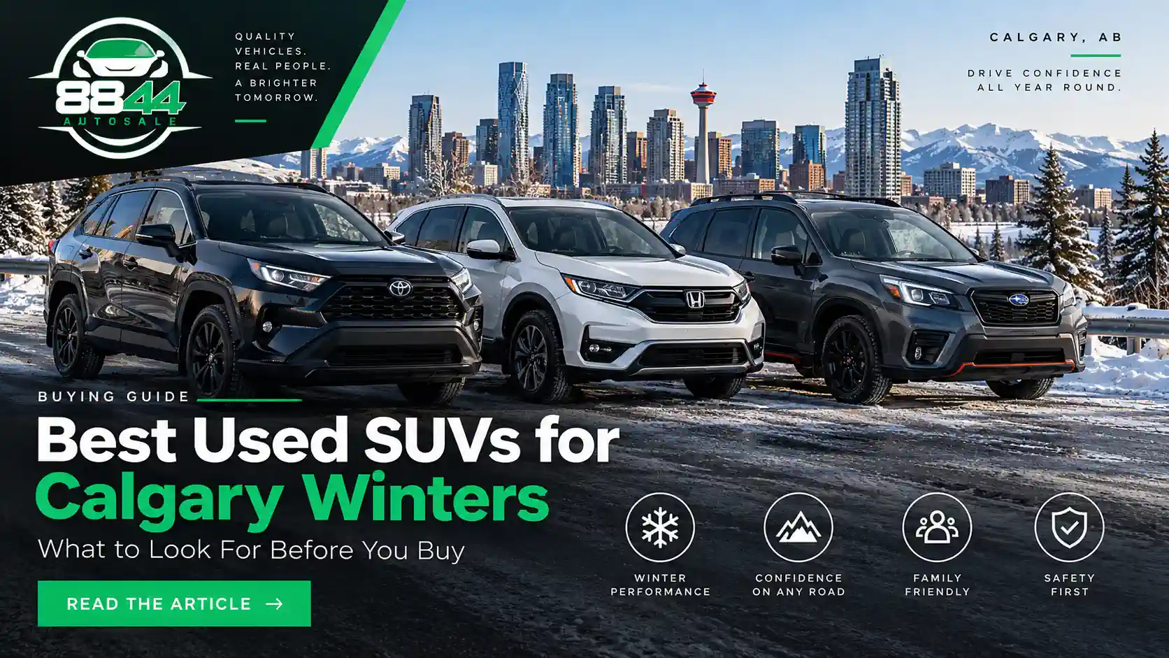 Best Used SUVs for Calgary Winters: What to Look For Before You Buy