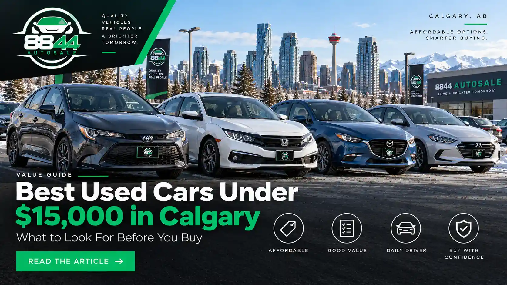 Best Used Cars Under $15,000 in Calgary: What Should You Look For?
